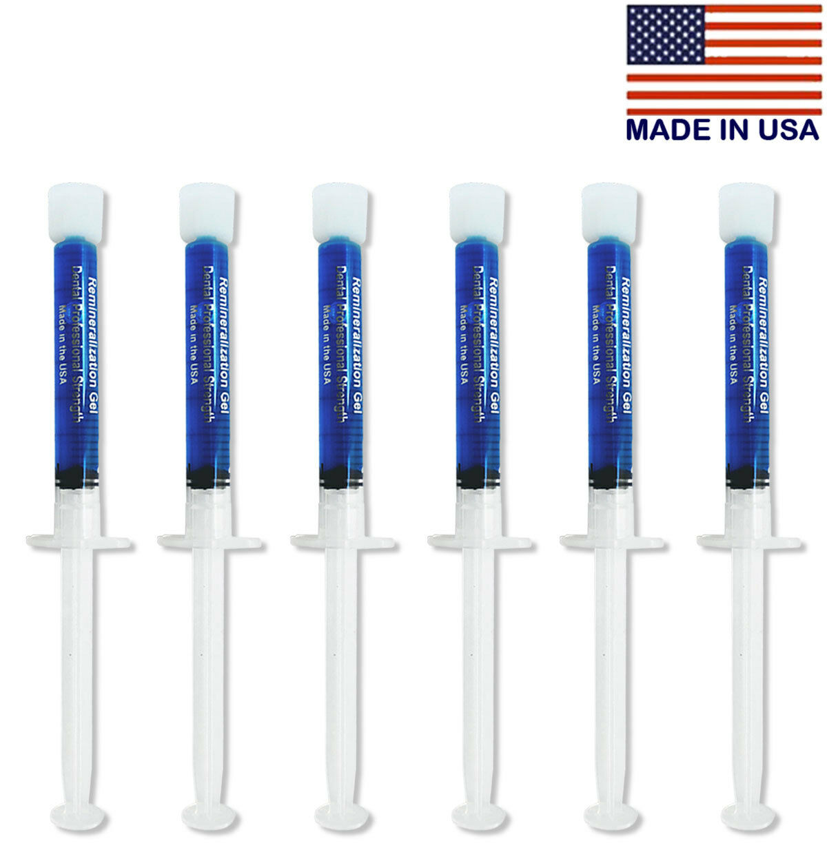 6 Syringes Of Remineralization Gel For After Teeth Whitening Less Sensitivity