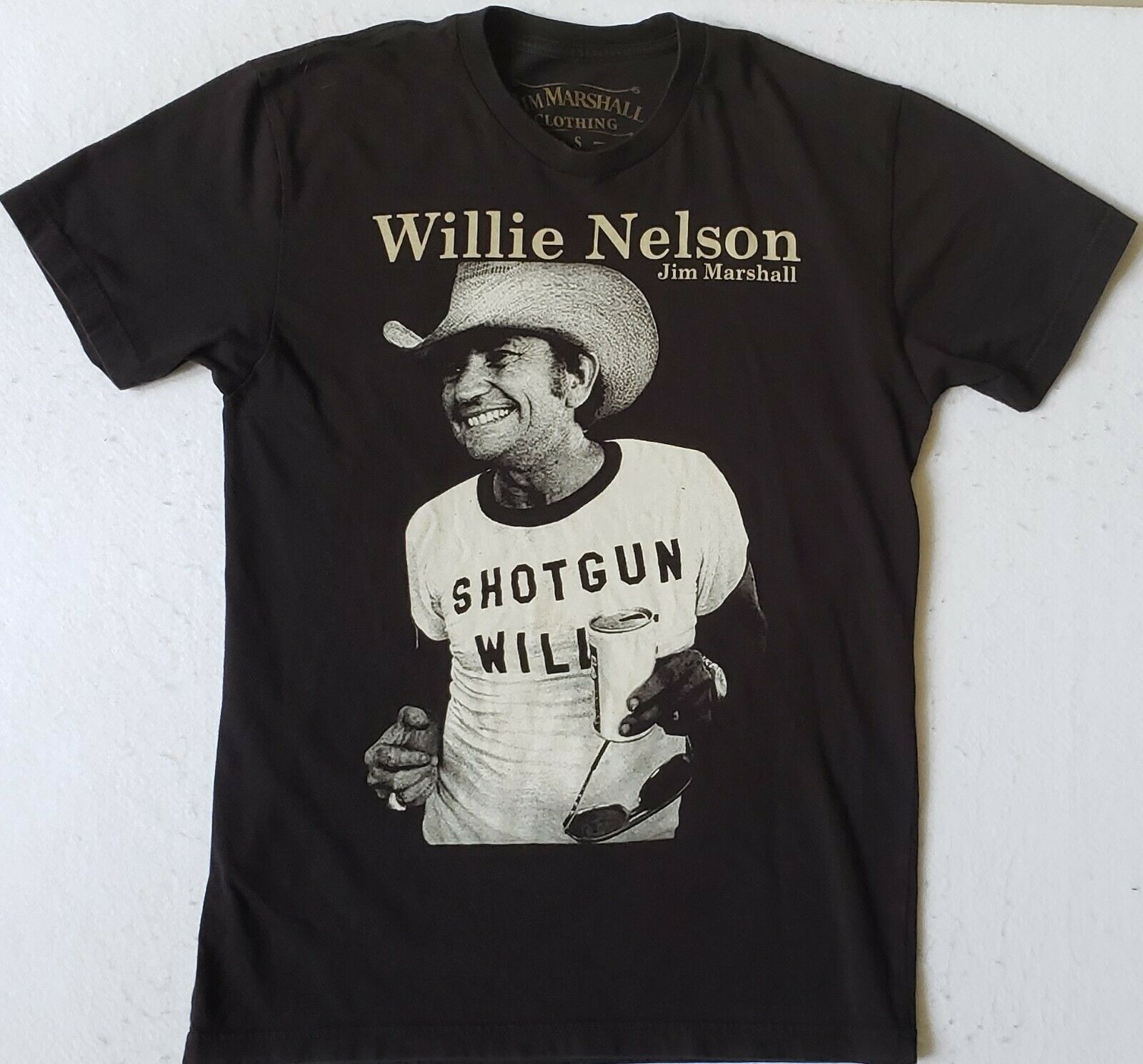 Willie Nelson Size Small Black T-shirt