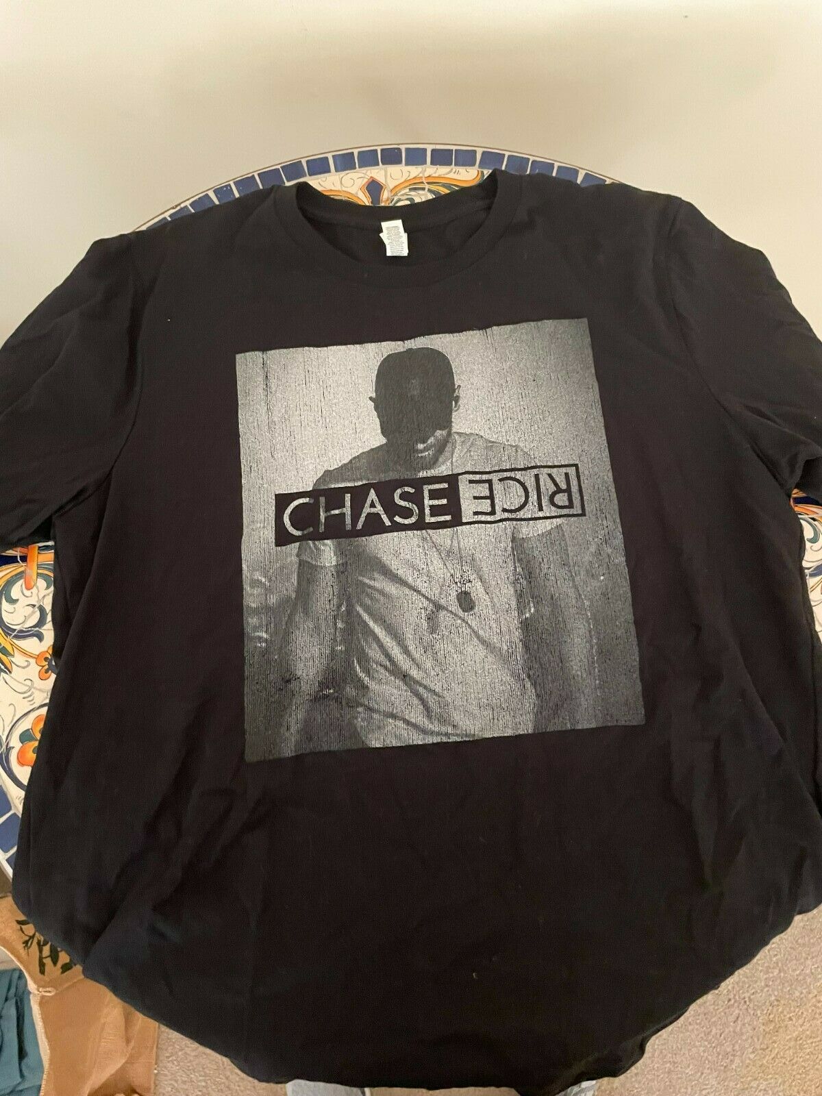 Chase Rice Am/pm Tour Unisex Xl Black Concert T-shirt; Pre-owned