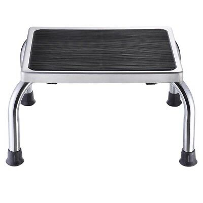 Durable Steel Step Stool Clinic Medical Bathroom Kitchen Safety 500lbs Capacity
