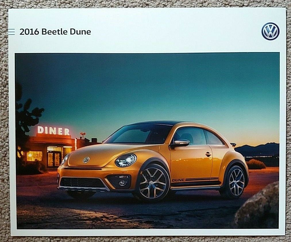 2016 Volkswagen Beetle Dune Edition Sales Brochure Catalog Sheet Us 16 Vw