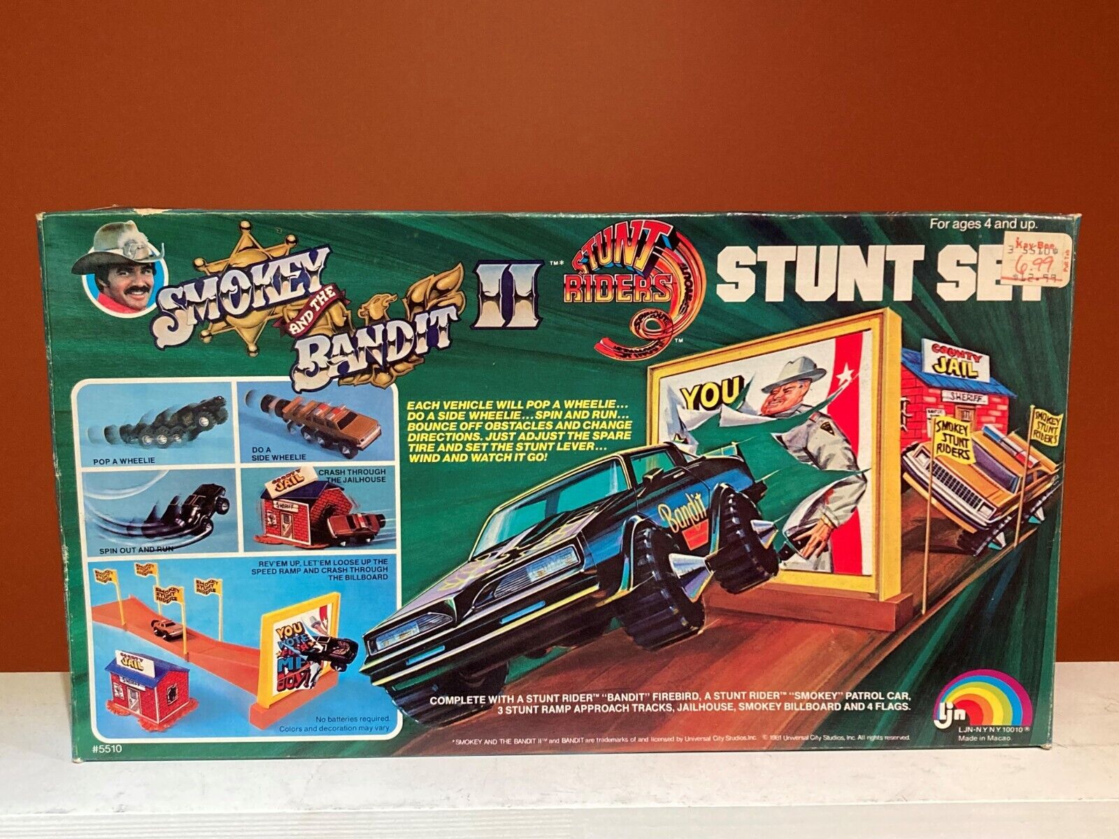 Smokey And The Bandit Stunt Riders Set 1981 Ljn Super Rare