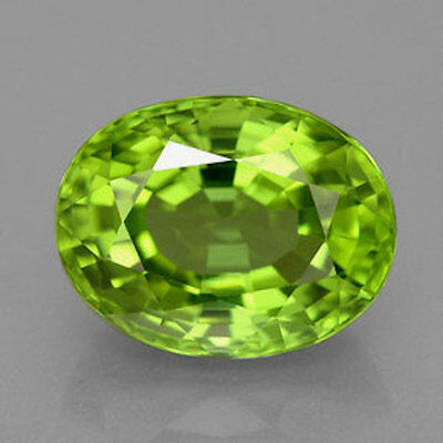 Natural Genuine Peridot Aaa Oval Faceted Loose Stones (4x3mm - 12x10mm)