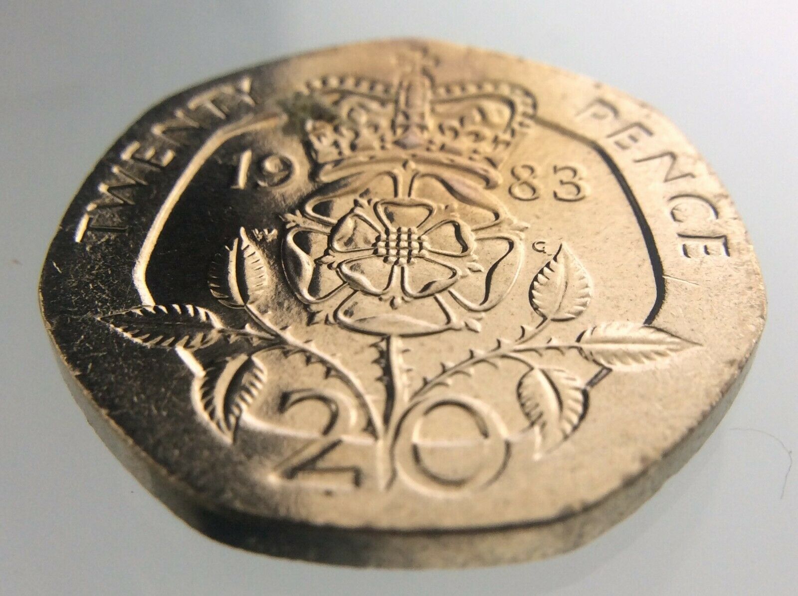1983 Twenty Pence Circulated Uk United Kingdom British Coin 20 190d