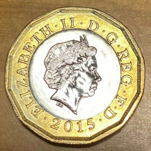 Great Britain Royal Mint Trial Piece - 1 Pound 2015 - Extremely Rare - Ef+