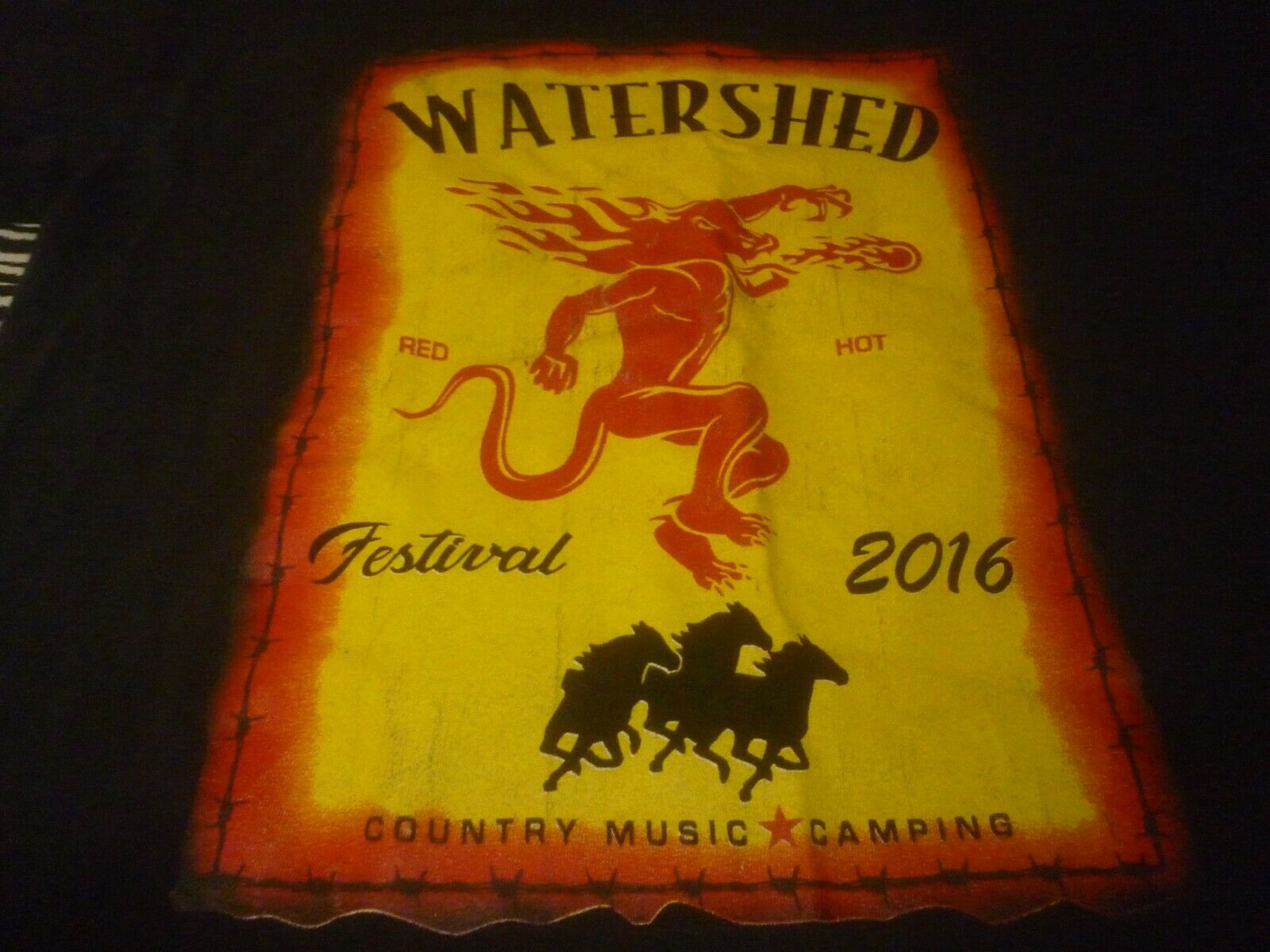 Watershed Festival 2016 Shirt - Used Size L Missing Tag - Good Condition!!!