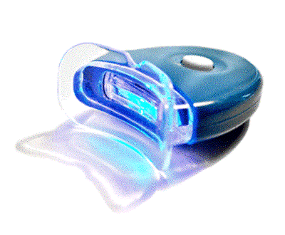 New Led Blue Hands-free Teeth Whitening Bleaching Accelerator Light W/ Batteries