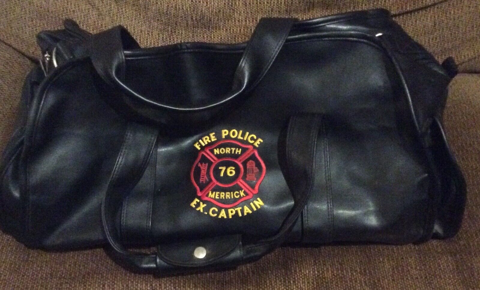 Fire Police Duffle / Utility / Gear Bag - Ex. Captain - Merrick, Ny