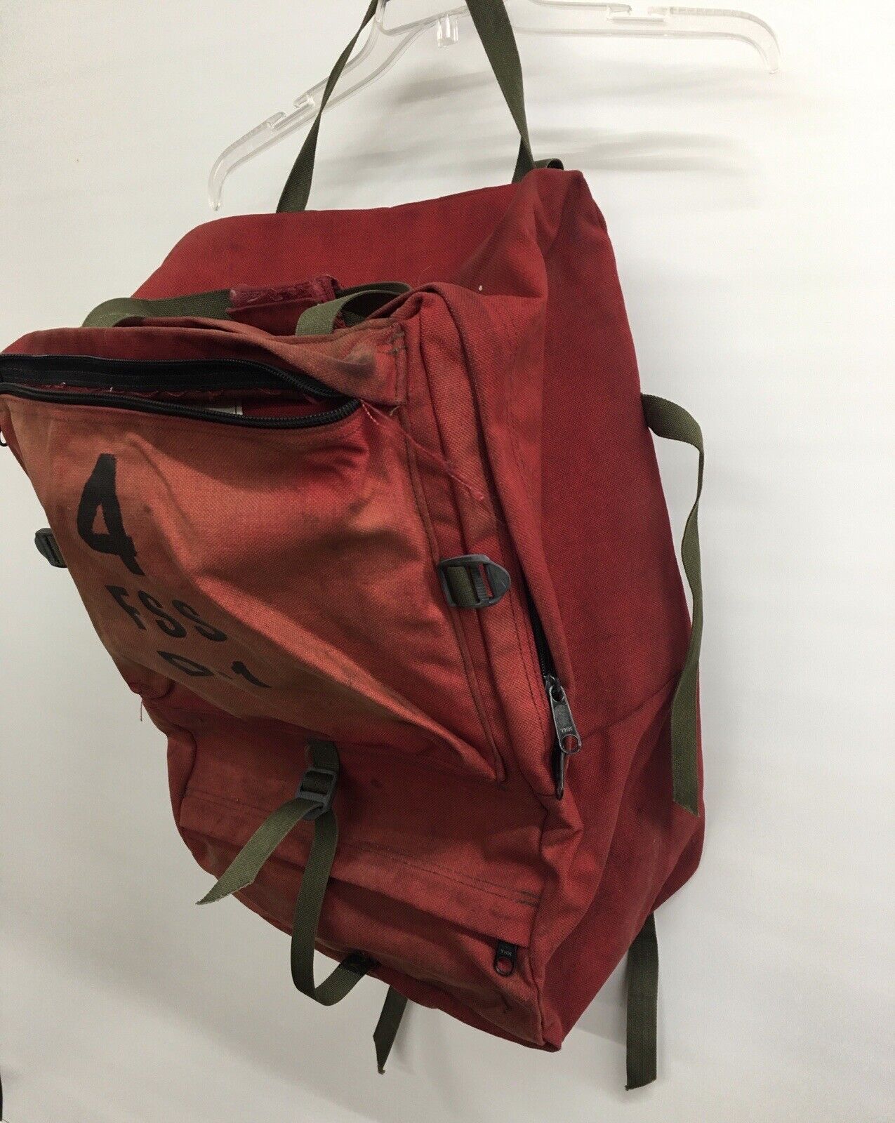 Old Big Red Fss Forest Service Personal Wildland Fire Fighter Backpack Rucksack