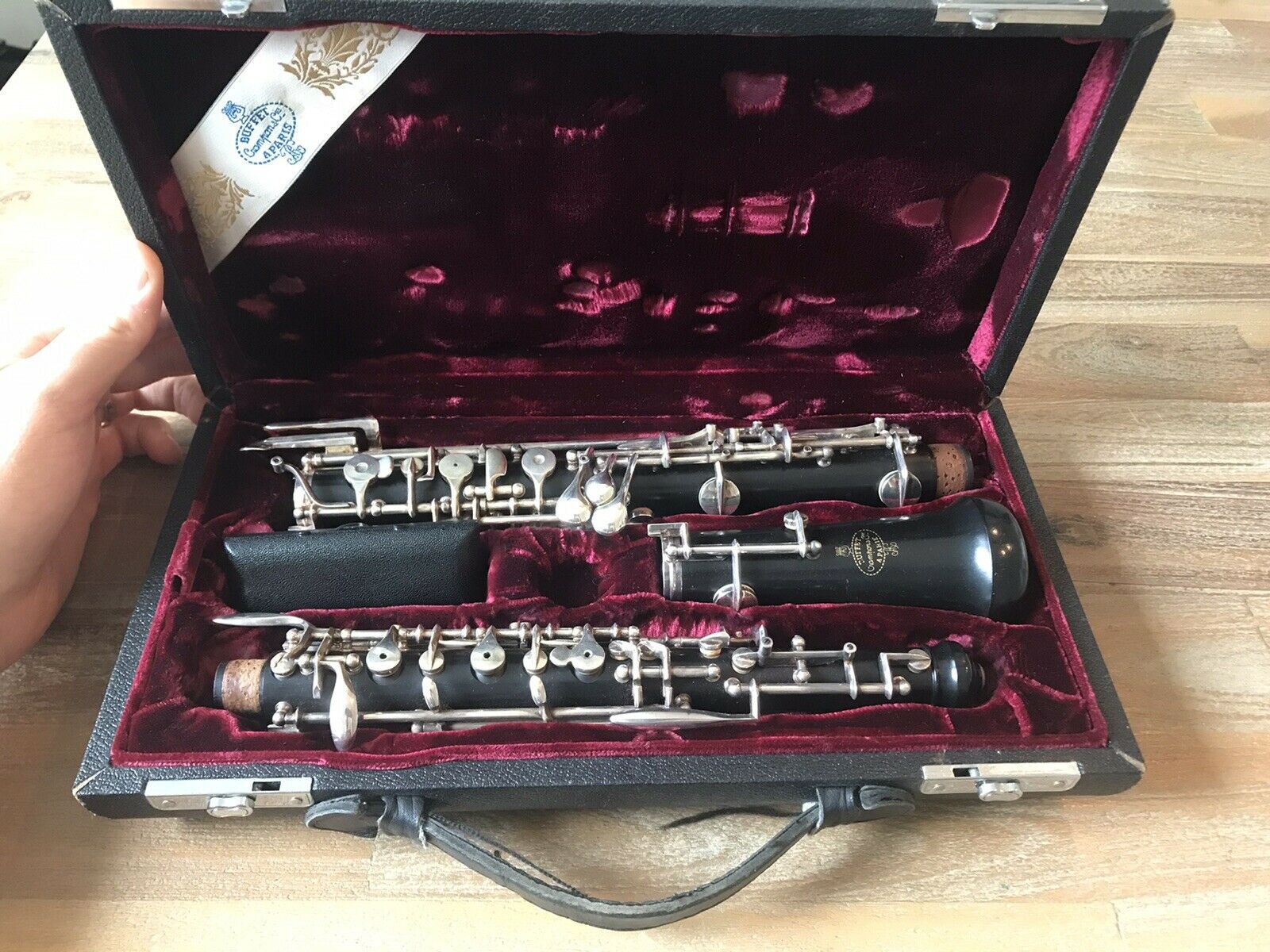 Buffet Crampon Model 4052 Intermediate Wood Oboe Left F 3rd Octave Key Very Nice