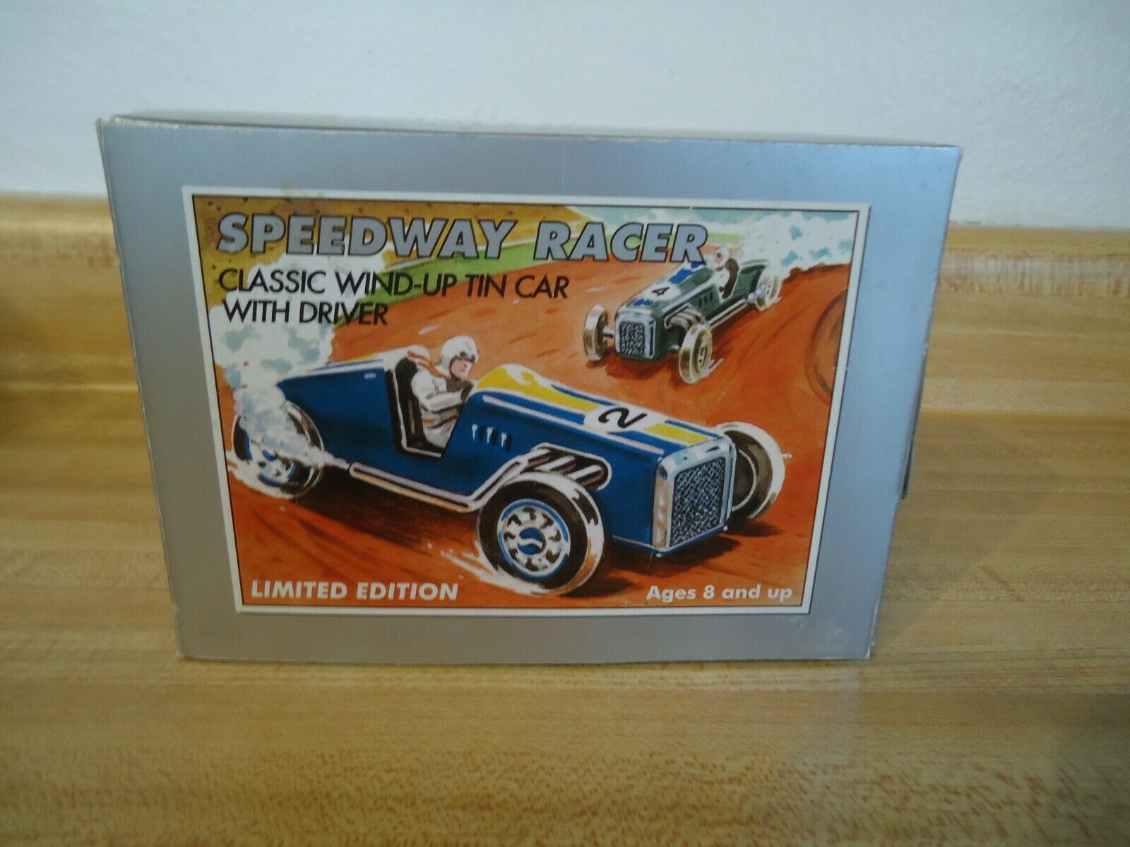 Schylling Limited Edition Speedway Racer Classic Wind-up Tin Car With Driver