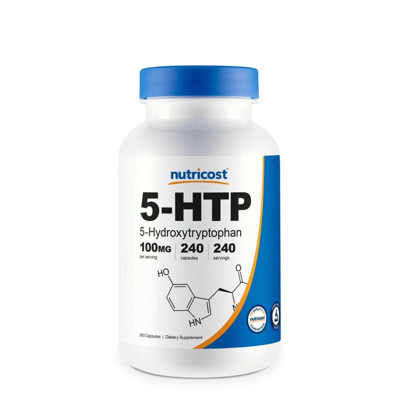 Nutricost 5-htp 100mg, 240 Capsules (5-hydroxytryptophan) - Gluten Free, Non-gmo