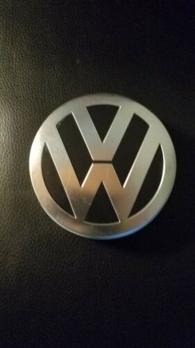 Volkswagen Collectable Empty Tin.  4 1/2" Round. Good Condition, See Photos