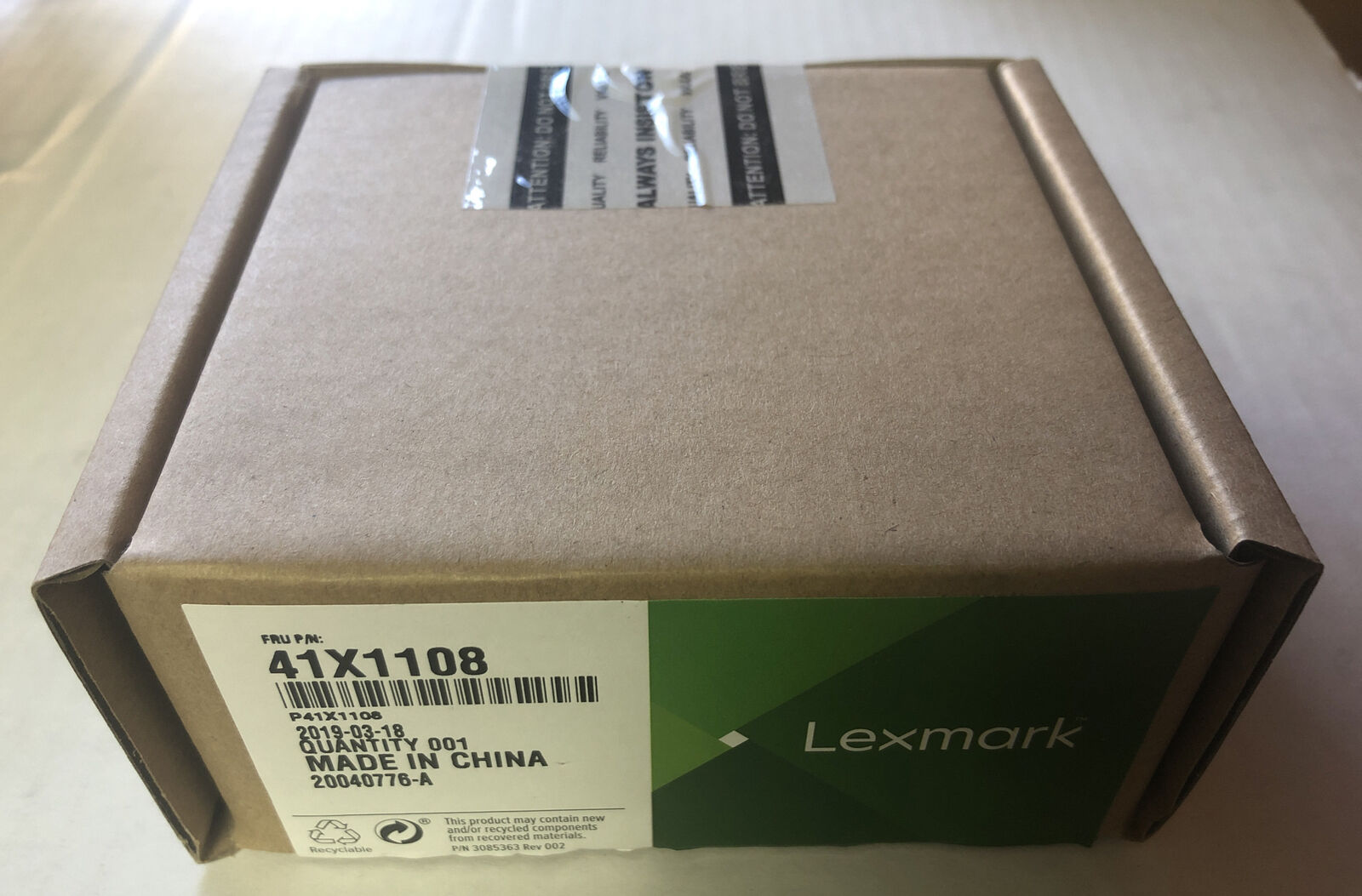 Lexmark Media Pick Up Roller - Input Tray - Part # 41x1108