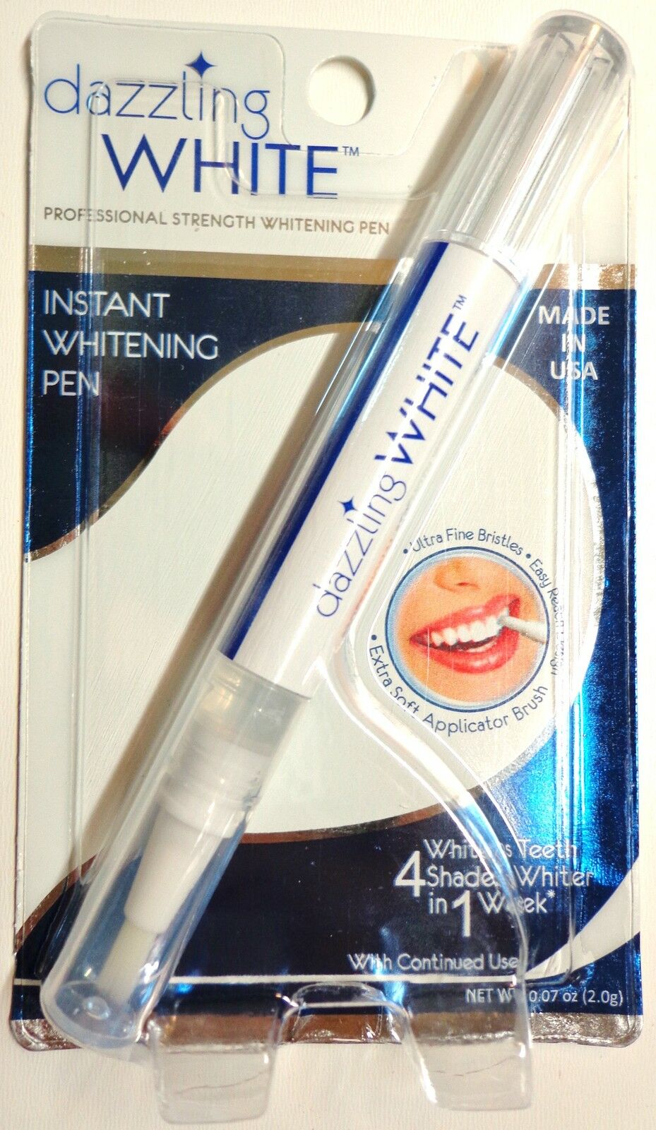 Dazzling White Instant Tooth Whitening Pen 50+ Use Remove Stain Teeth Reach